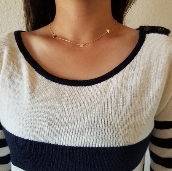 Striped Sweater Midi Dress - Picture 2 of 8